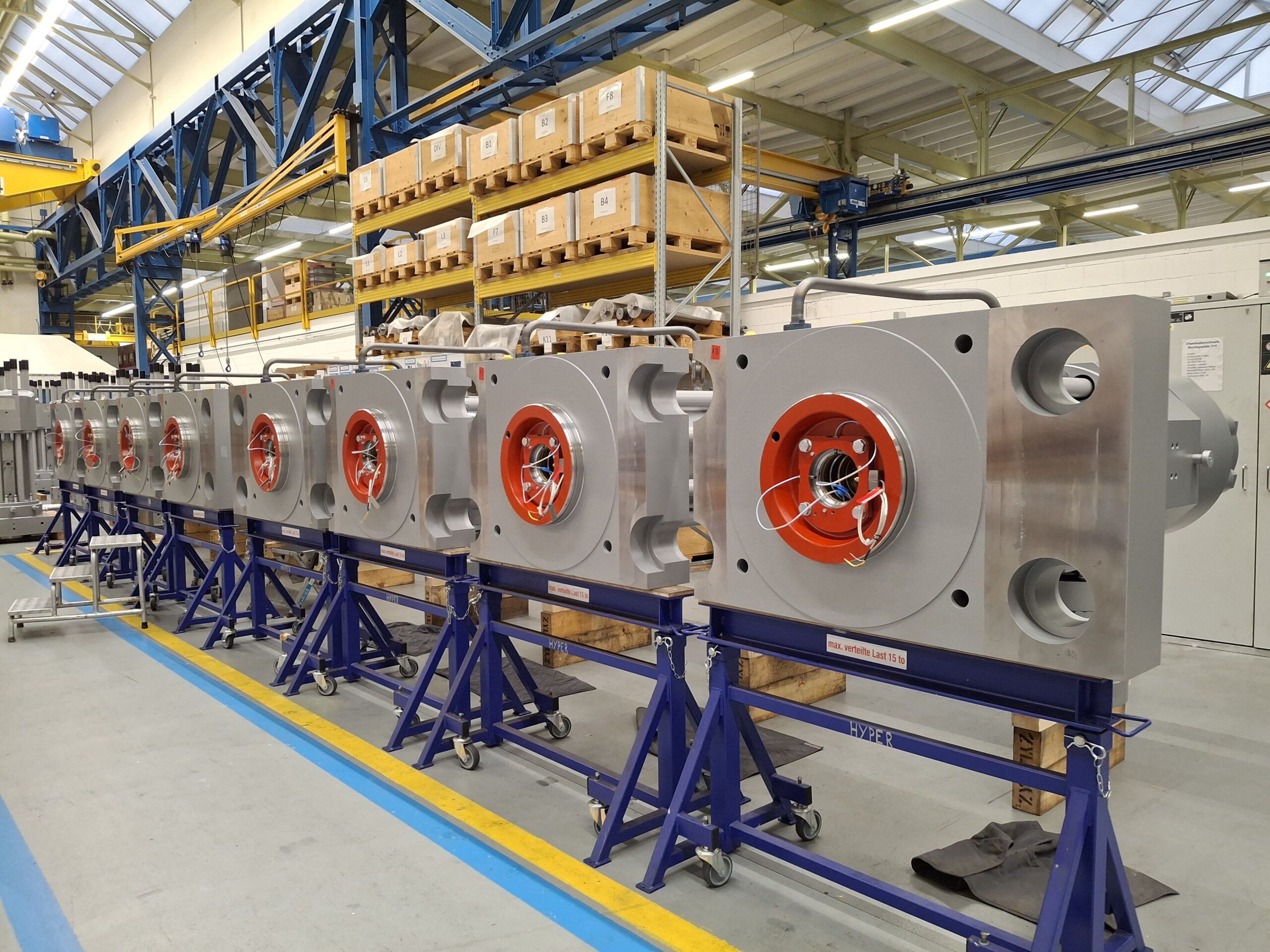 Hyper Compressors at Burckhardt Compression's facility in Winterthur